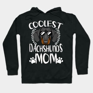 Glasses Coolest Dachshunds Dog Mom Hoodie